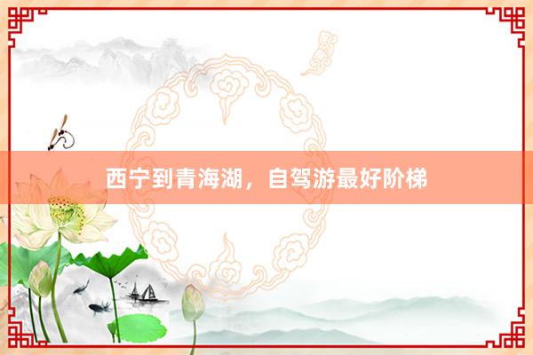 西宁到青海湖，自驾游最好阶梯